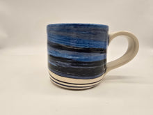 Load image into Gallery viewer, Marbled blue mug